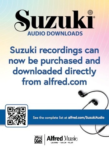 Suzuki Audio Downloads now available!