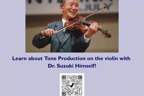 Tone Production lessons with Dr Suzuki now available!