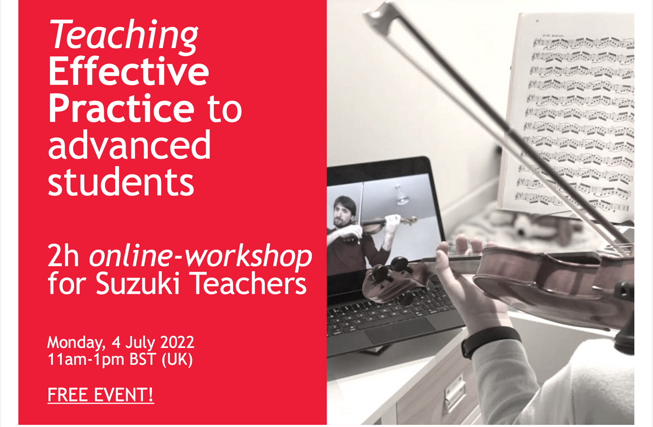 Teaching Effective Practice to Advanced Students - Workshop