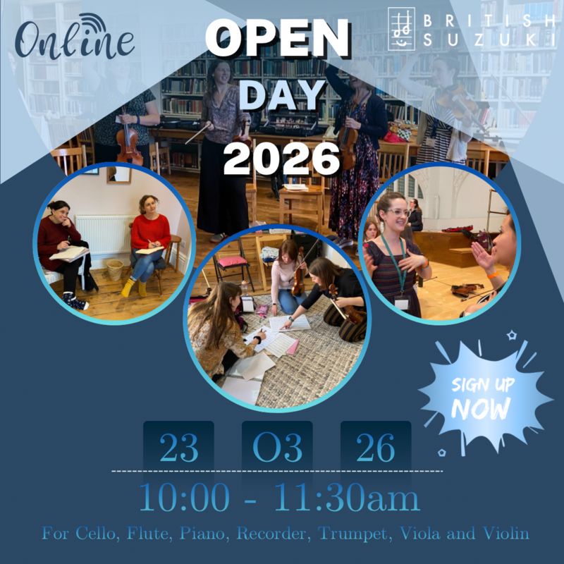 SUZUKI™ Teacher Training Online Open Day UK